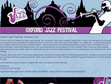 Tablet Screenshot of oxfordjazzfestival.com